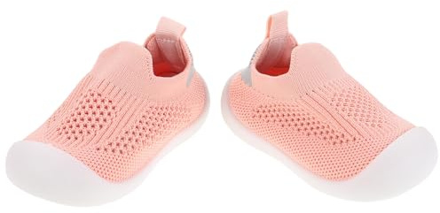 LIFKOME Scarpe da Passeggio per Bambine in Rete Traspirante Morbide e Leggere Suola Anticollisione Scarpe per Primi Passi Neonati Stagione Calda Calzatura Comoda per Interno ed Esterno