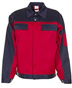 Planam 1203114 - Chaqueta bund tristep tamaño 114, rojo/azul marino