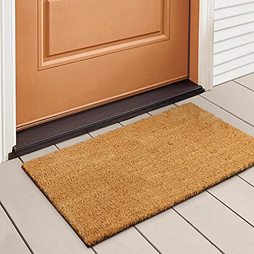 LuxUrux Coir Door Mats, 44 x 75 cm - Natural Coir Door Mat for Indoor & Outdoor Use - Durable Heavy-Duty Entrance Mat, Non-Slip Backing, Ideal for Home, Office, or Commercial Spaces