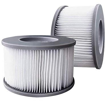 WuYan Filtro de Repuesto de 2 Piezas para Mspa FD2089, filtros para bañera, hidromasaje, Bomba de Cartucho para Piscina, submarinos Calientes y SPA…