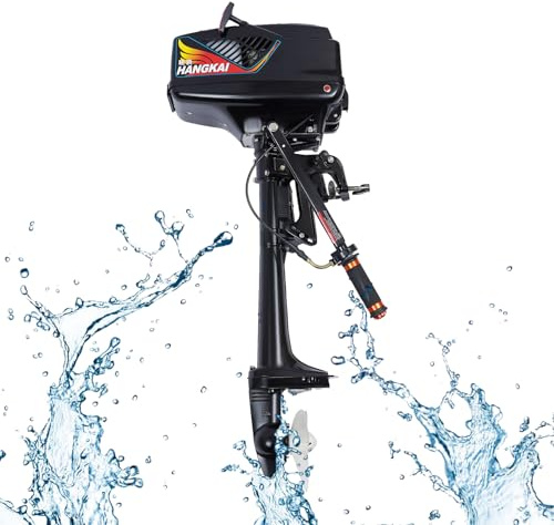 Moteur hors-bord 2/4 temps 3,5/36/6 CV, moteur essence pour bateaux pneumatiques et de pêche, refroidi à l'eau ou par air, tige courte, pêche sur la plage