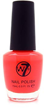 W7 Cosmetics Nail Polish Number 15, Florescent Pink 2 15 ml