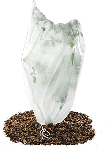 HaGa-Welt.de Housse d'hivernage Non tissée 50 g/m² Protection Contre Le Gel des Plantes en Pots et rosiers 100cm x 155cm Blanc
