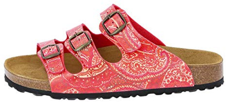 Lico BIOLINE LADY Damen Pantoletten, Rot/ Orange, 41 EU