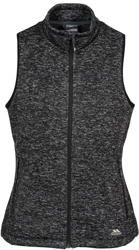 Trespass Damen Mildred Warme Fleecewest, Black Marl, XS