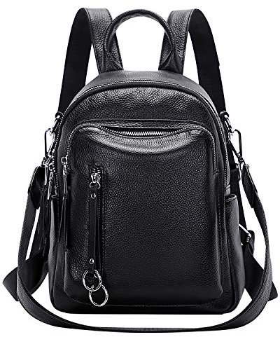 ALTOSY Mode Echtes Leder Rucksack Geldbörse für Frauen Umhängetasche Casual Daypack Medium