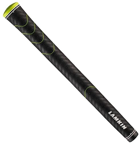 Lamkin Sonar+ Tour Calibrate Golf Grips (Standard), Black/Green