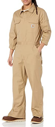 Carhartt Herren 105019 Rugged Flex Canvas Overall, Farbe: Dunkles kaki,Gr: M