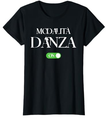 Danza Moderna Classica Ballerina Modalità Maglietta