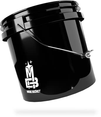 Magic Bucket | Cubo para Lavado a Mano de Coches | 3,5 US GALLONS Aprox. 13 litros | Compatible con Grit Guard, Detail Guardz Dirt Lock, Chemical Guys Dirt Trap, Gamma Lids Lid