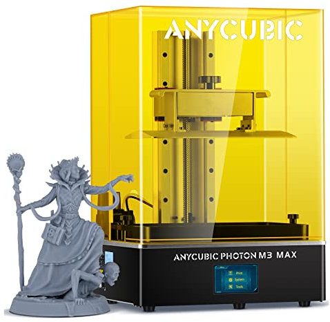 ANYCUBIC Photon M3 Max SLA LCD UV Resin Printer with 13.6 7K Mono Screen, Smart Resin Filler, Large Printing Size 11.7 x 6.5 x 11.81