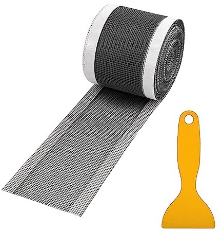 Vueinrg Adhesivo de Malla para Desagüe de Ducha, Pegatina de Malla de Drenaje Ducha Desechable de Colador Fregadero Filtro para Baño, Desagüe de Suelo, Cubierta para Bañeras (7cm x 10m)