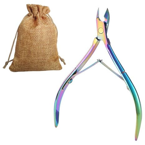 MisFun Alicates Uñas Pies, Corta Cuticulas Profesional, Cortauñas Profesional, Alicate Cuticulas, con Bolsa de Almacenamiento, Cortes Suaves, para Uñas Encarnadas y Gruesas (Multicolor)