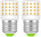JINLONTA E27 LED Lampe Warmweiß 3000K, 5W Glühbirne Ersatz 40W 50W Energiesparlampe, Maiskolben Kleine Kerze Leuchtmittel für Schlafzimmer Wohnzimmer, 2er-Pack