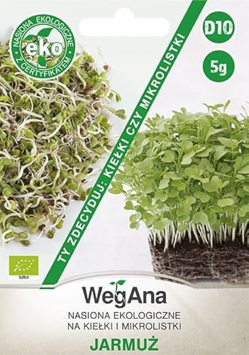 WegAna Chou vert pour pousses et micro-feuilles 5g, Graines de légumes robustes, Graines de légumes, Culture de graines