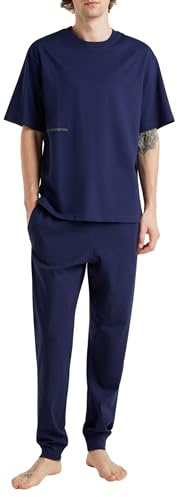 United Colors of Benetton Pantalón de pijama para hombre, turquesa, L