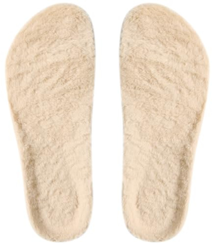 ISQFIQ Semelles intérieures chaudes pour homme et femme - Semelles thermiques douces et chaudes - En polaire - Laine d'agneau - Semelles intérieures en feutre pour bottes, maison, sabots, chaussures