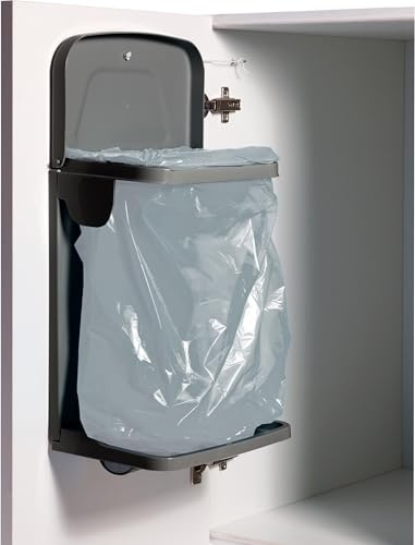 Generico Cubo de basura de puerta con elevación de tapa al abrir.