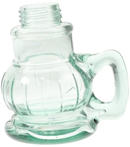 Ciieeo Lampada Cherosene Vintage in Vetro Base Sostitutiva Resistente Al Calore Per Lampade Olio Con Design Pratico e Installazione Semplice Trasparente Per Controllo Liquido Accessorio p