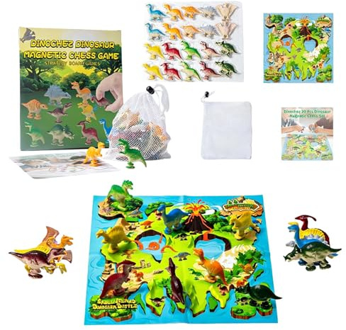 Genérico Magnetiskt - Resebräda med magnetiska delar, bärbart strategiskt spel | Praktiskt och hållbart brädspel för två spelare | för vuxna barn
