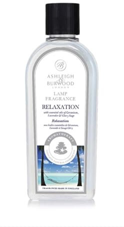ASHLEIGH & BURWOOD | Relaxation Lamp Fragrance | 500 ml | Made in the UK | Aromatherapy Fragrances