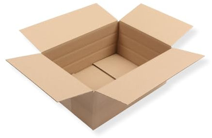 10 St. Versandkarton 350 x 250 x 150 Größe S Faltschachtel Transportkiste Faltkarton Packsetkarton mit 2 Zusatzrillern bei 50 und 100 mm