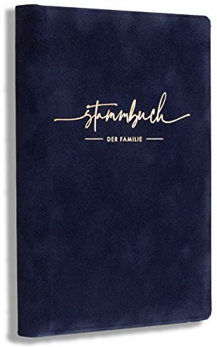 Stammbuch Azul Blau Stammbuch der Familie Standesamt Hochzeit