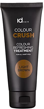IdHAIR Colour Crush Light Brown - Haartönung Haarkur - Tönung Creme - Haarfarbe und Toner for all Hairtypes - Professional Haartönung Braun - 100 ml (1er Pack)