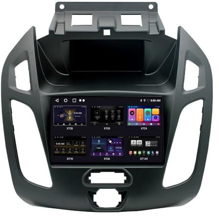 Navegador GPS con pantalla táctil, navegador por satélite, mapas, autoradio con CarPlay y Android + luz de freno HD, cámara de marcha atrás, sistema de aparcamiento compatible con Ford Transit Connect