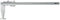 KS Tools 300.0525 PKW Bremstrommeln Messschieber 0-300mm, 410mm