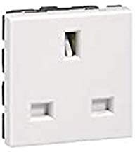 Legrand 077505 Euro-US Mosaic 2P+T, 13A Standard Italien, 2 Module, Blanc