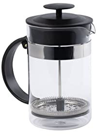 Fackelmann 42247 Cafetière italienne à piston, cafetière, cafetière italienne 0,8 l, cafetière à piston, Plastique, Verre, Acier inoxydable, Transparent, 18 x 16 cm