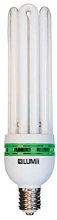 LUMII 125w 200w 300w CFL, Warm Light Bulb Hydroponic Grow EnviroGro (130W Red Spectrum)