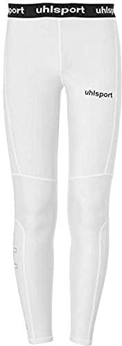 uhlsport Kinder Tights Distinction Pro Long Tights, Weiß, 164, 100555502