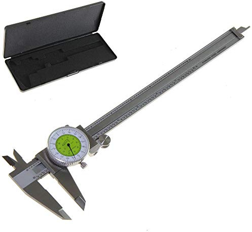 iGaging 8 Fractional & Decimal Inch Combination Dial Caliper