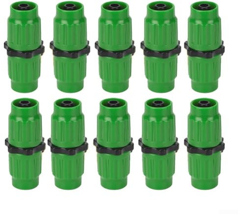 Cloudpower 10 Stück Schnellkupplungen für Gartenschläuche, Kunststoff Flexschlauch-Reparaturset 5/8 and 3/4 Wasserhoset Erweiterbares Gartenschlauch-Reparaturset für Gartenschläuche