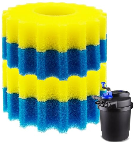 Replacement Sponge Filter Media Pads for VIVOHOME 1580/1840GPH Biological Pond Filter, Compatible With 1580/1840GPH/CPF-2500/ CPF-3500 Pressure Koi Fish Pond Filter