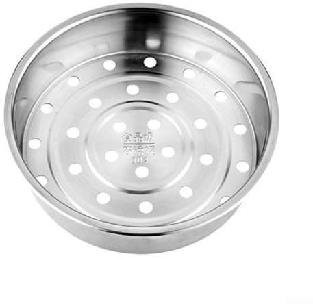 Pentole per cottura a vapore, in acciaio inox, 20/21,1/22,5 cm, inserto per cottura a vapore per verdure, riso, gnocchi, carne, pesce (22,5 cm)