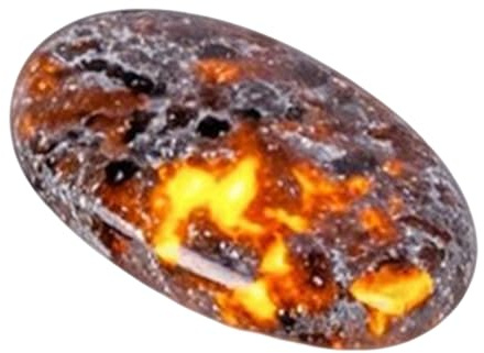 Piedra preciosa natural, piedra de llama, piedra de meditación, táctil, decoración de escritorio, coleccionable, dormitorio, sala de estar, decoración de sala de té