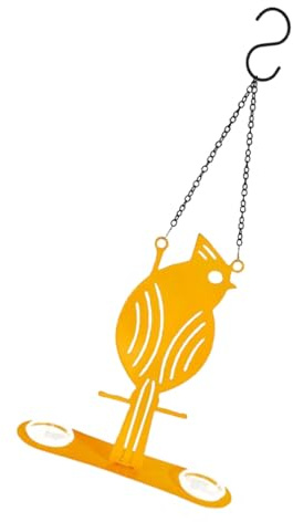 Qsvbeeqj Distributeur de nourriture pour oiseaux décoratif à suspendre pour observation des oiseaux et décoration de jardin, résistant aux intempéries, Oriole Feeder pour terrasses