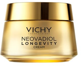 Vichy Neovadiol Longevity Crema revitalizante, Para pieles maduras, Acción antiedad y regeneradora, Piel hidratada y reafirmada, Con 13% de tecnología Longevisia