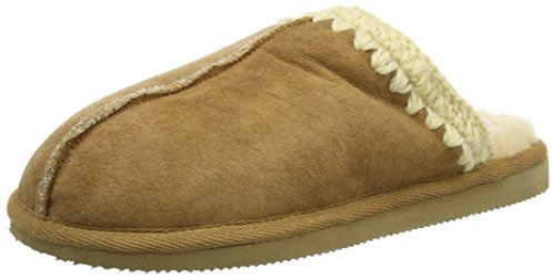 Shepherd of Sweden - Selina Lammfell-Hausschuhe - Damen - 100% Echtes Lammfell - Schlupfmodell - Bequem - Weich und warm - Größe 40