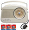 Retro Nostalgic DAB Digital Radio, FM + Smart Phone Speaker, 1950's / 1960's Design, modern Functions, LCD Digital Display, Radio Presets. UK Electric lead Supplied, Batteries INCLUDED (Cream, Beige)