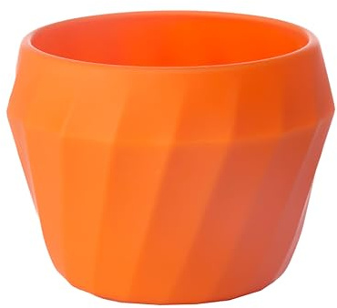 humangear FlexiBowl Convertible Silicone Eating Bowl (24oz), Orange