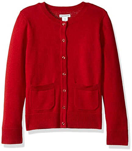 Amazon Essentials Cardigan a Girocollo Vestibilità Aderente Bambine e ragazze