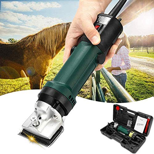 ZH-VBC Tondeuses Électriques Cheval, 690W Tondeuses électriques Professionnelles pour Le Toilettage de Chevaux, Chevaux équins Bovins Poney Chèvre et Grand Chiens à Poil épais