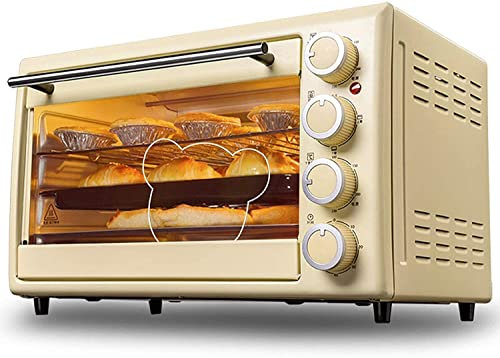 Multifunctional Automatic Electric Oven, Household 30L Large Capacity Intelligent Baking Retro Countertop Electric Oven Electric Microwave Oaven Aesthetic and practical