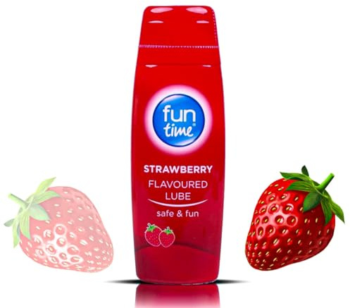 Fun Time Water Based Edible Lubricant Gel, 75ml Flavour (Strawberry)