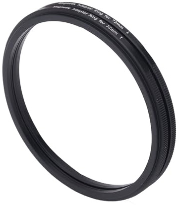 Sunydog Juego de Adaptadores de Anillo Filtro Magnético 72 Mm con Diseño Liviano Aleación Aluminio para una Fácil Conversión Lentes en Fotografía