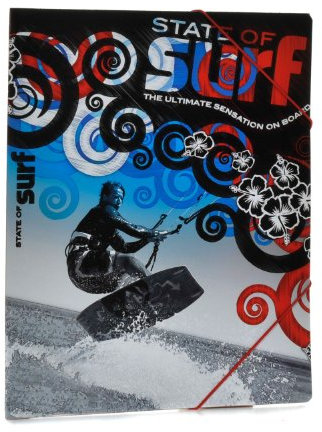 goldbuch 55281 - gummizugmappe A4 State of Surf